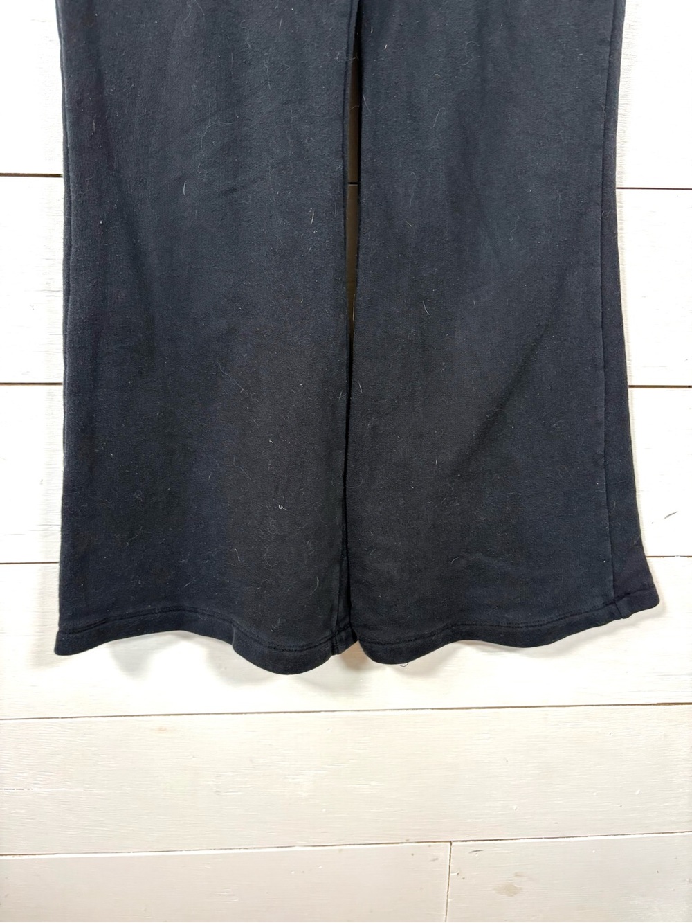 Wild Fable Womens XS Black Fleece Wide Leg Flare Sweatpants Pull On - Picture 4 of 12